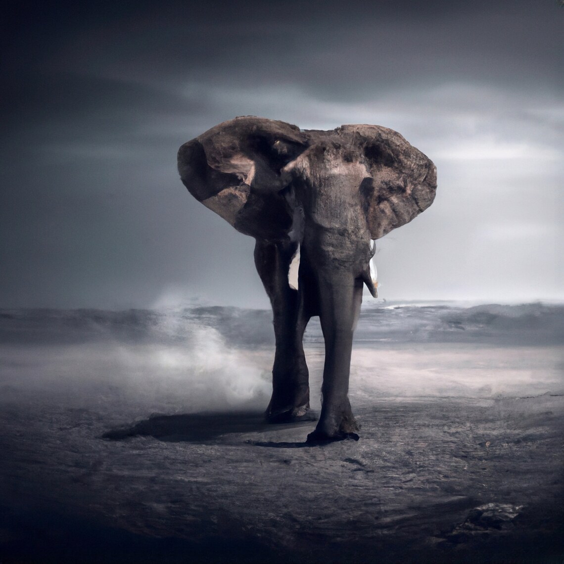 The Elephant, Printable Wall Art | Animal Wall Art | Digital Download ...