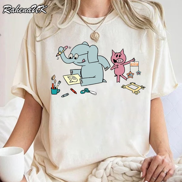 Read More Book T-shirt, Good Day To Read Kids Tee Funny Piggie Elephant Pigeons Shirt, Children Books, Book Lover Gift, Art Lovers Shirt