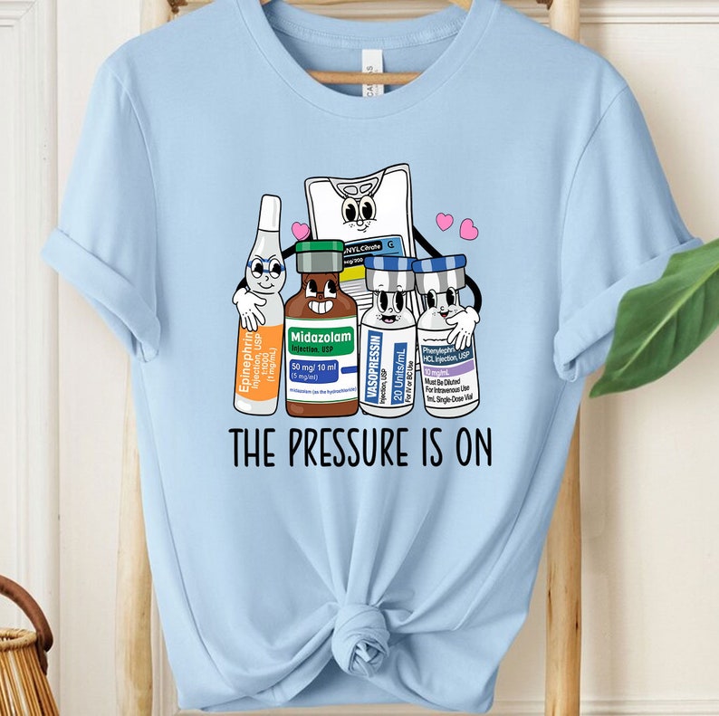 ICU Nurse Shirt, Pressure is on Sweatshirt, Emergency Medicine ...