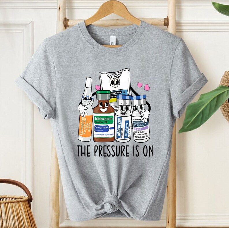 ICU Nurse Shirt, Pressure is on Sweatshirt, Emergency Medicine ...