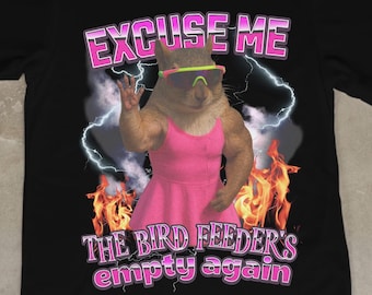 Muscle Squirrel T-Shirt – Funny 90s Vaporwave Tee