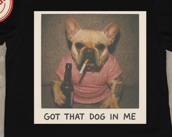 Funny French Bulldog Meme Shirt – Vintage Polaroid Dog Lover Tee