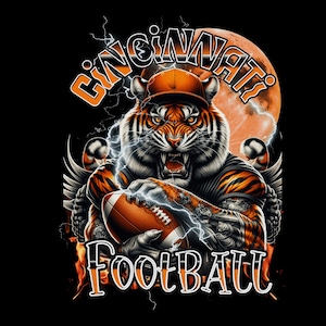 Einzigartiges Cincinnati Fußball png, Cincinnati Team digitaler Download, Fußballteam Logo PNG, Cincinnati Fußball Clipart, Cincinnati Sportmannschaft.
