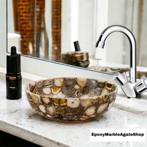Agate  sink,  sink bathroom, bathroom sink, sink basin, unusual sink, primitive sink,  marble sink, stone sink, handmade sink, kitchen sink
