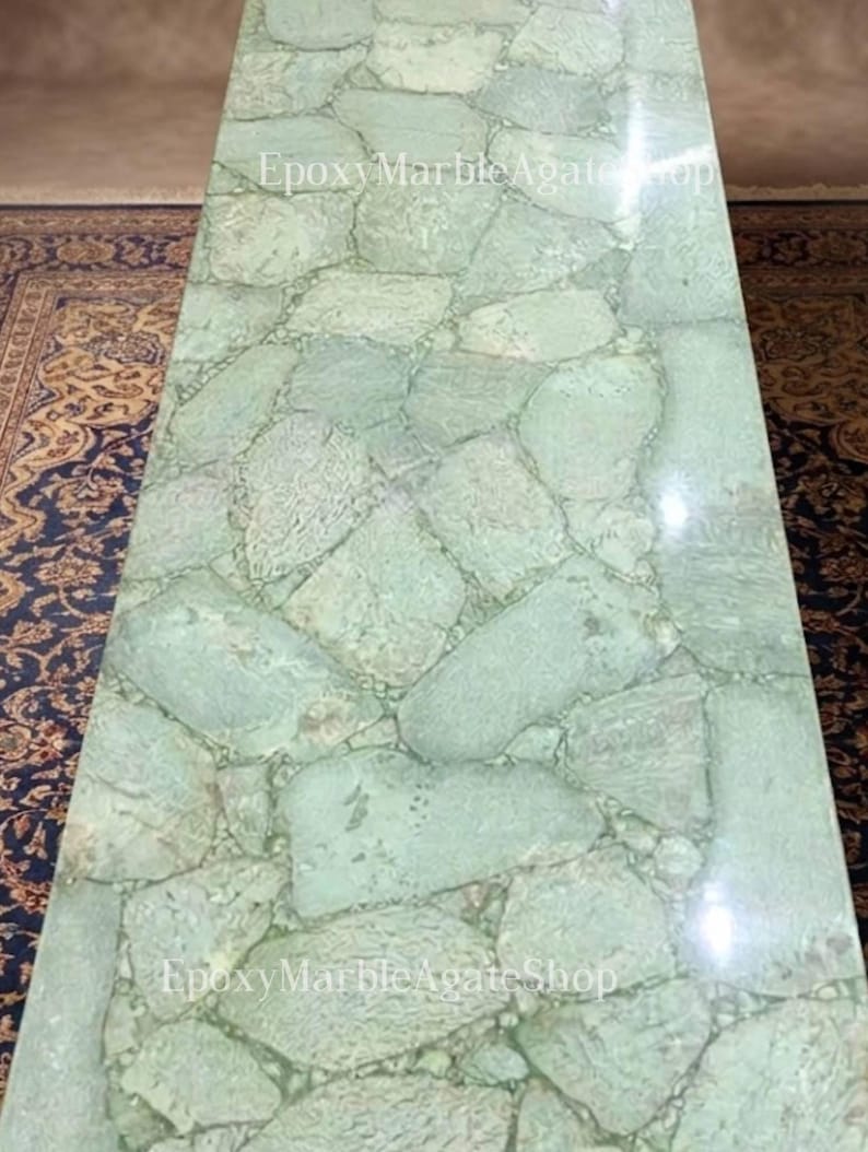 Amazonite Countertop Slab Natural Granite Stone Dining Table Top Luxury ...