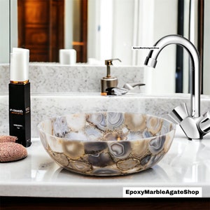 Agate  sink,  sink bathroom, bathroom sink, sink basin, unusual sink, primitive sink,  marble sink, stone sink, handmade sink, kitchen sink