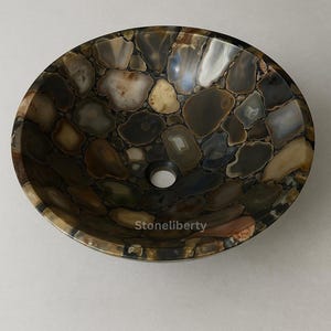Agate  sink,  sink bathroom, bathroom sink, sink basin, unusual sink, primitive sink,  marble sink, stone sink, handmade sink, kitchen sink