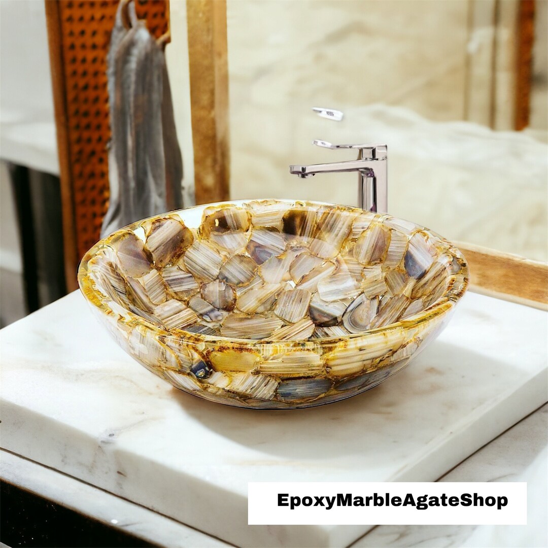 Agate Sink, Sink Bathroom, Bathroom Sink, Sink Basin, Unusual Sink