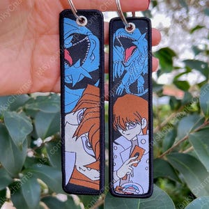 Double-sided Embroidered Anime Keychain / Key Tags / Jet Tag