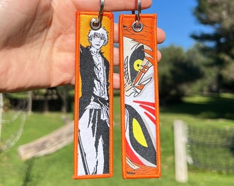 BUY 2 GET 3 - Double-sided Embroidered Anime Keychain / Key Tags / Jet Tag