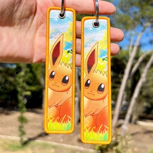 BUY 2 GET 3 - dubbelzijdige stoffen anime-sleutelhanger/sleutelhangers/jettag