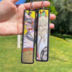 COMPRAR 2 OBTENER 3 - Llavero anime bordado de doble cara / Etiquetas clave / Jet Tag