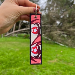 BUY 2 GET 3 - Double-sided Embroidered Anime Keychain / Key Tags / Jet Tag