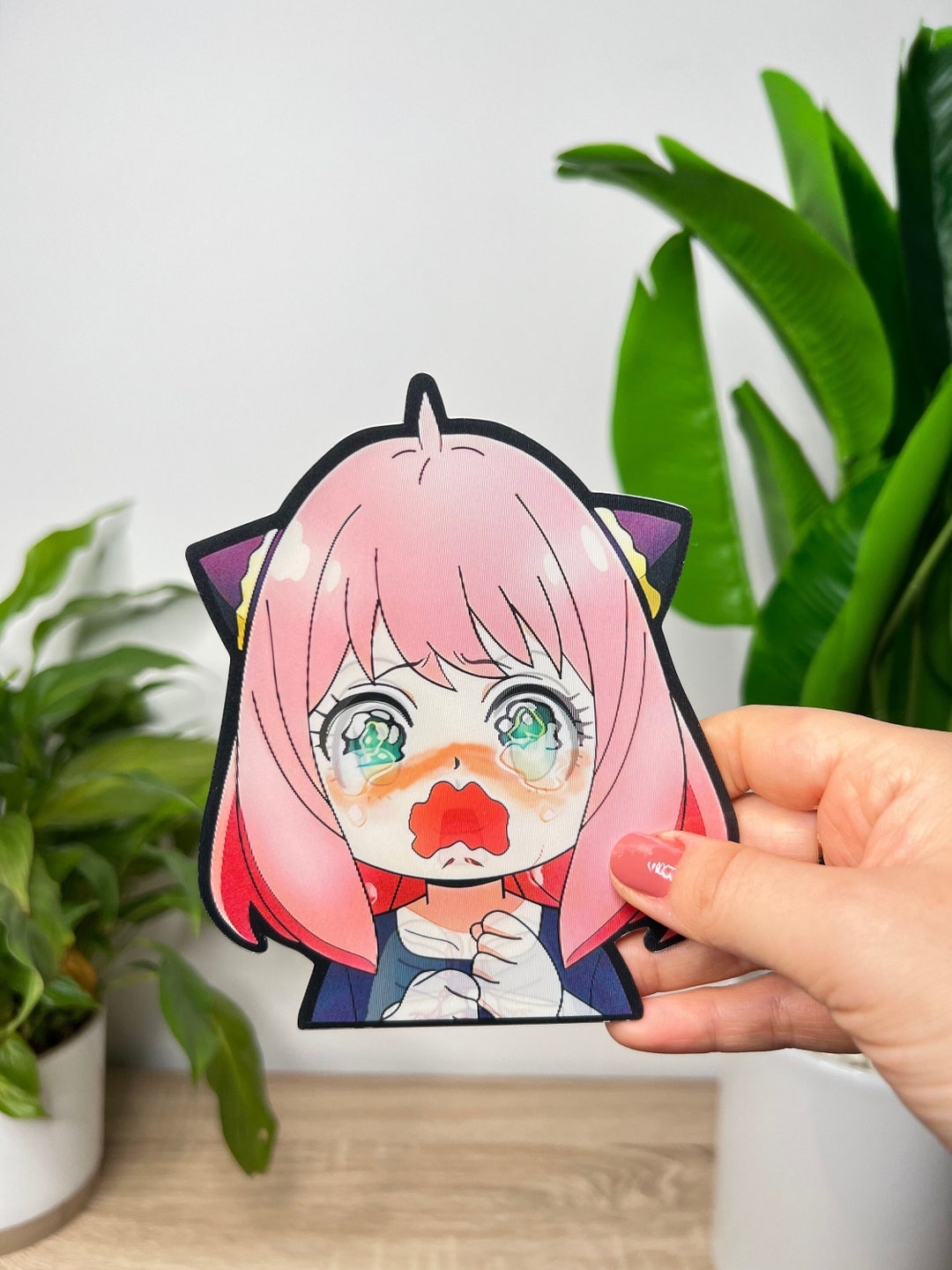 BUY 2 GET 3 3D Anime Motion Sticker Lenticular Peeker - Etsy