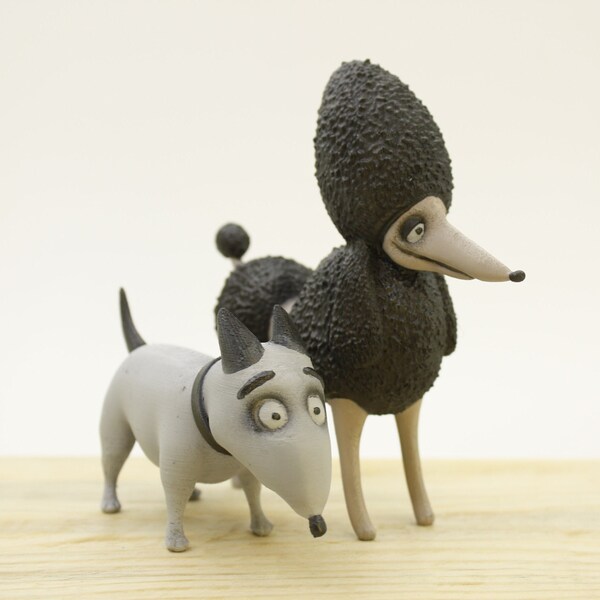 Sparky and Persephone from Frankenweenie | Tim Burton, Stop Motion Animation, Pet Sematary, Zombie Dogs