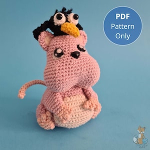 Patrón de crochet Boh & Yu de El viaje de Chihiro