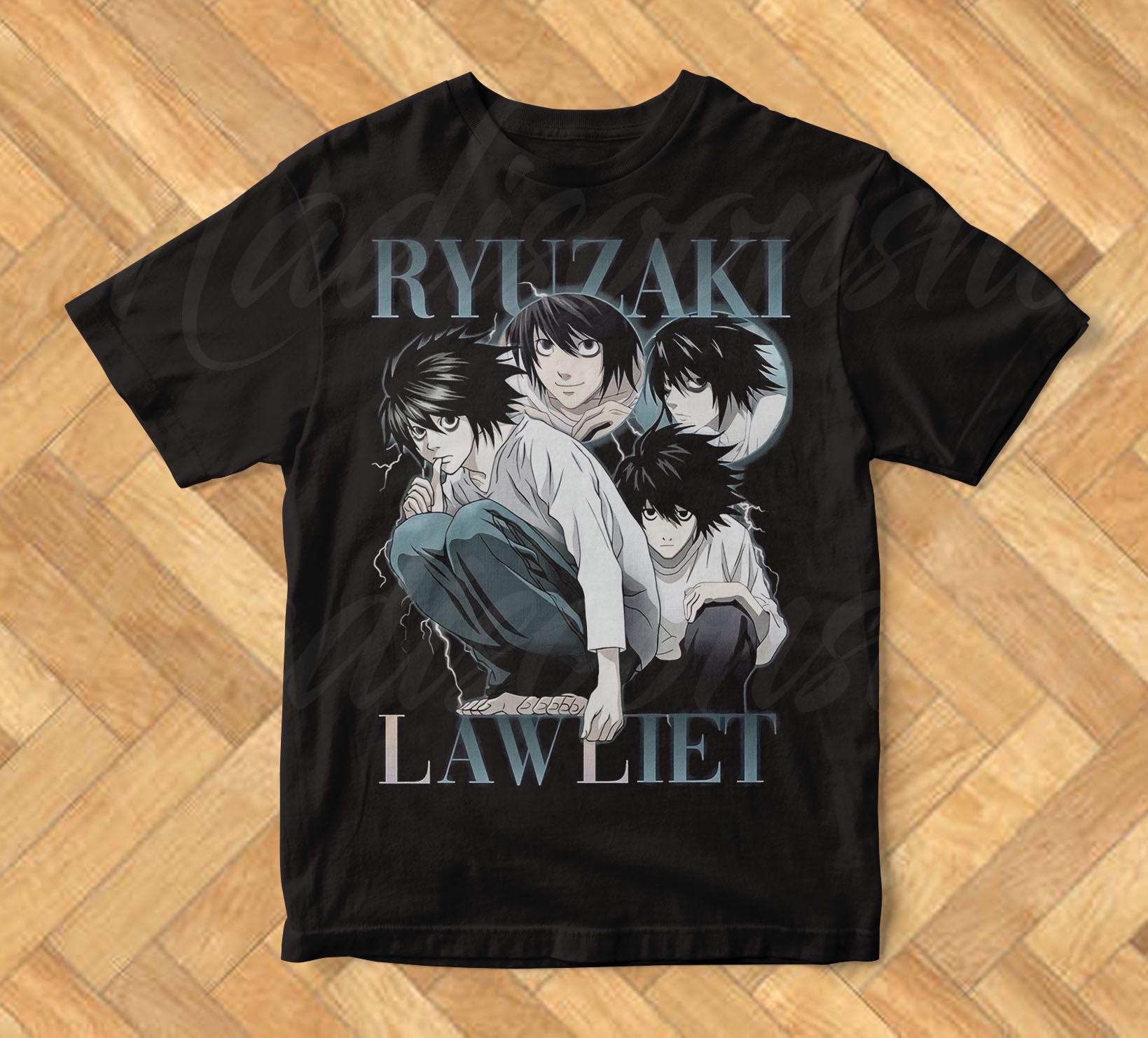 L Death Note Shirt - Etsy