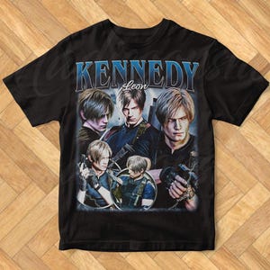 Limited Leon Kennedy Vintage T-Shirt, Gift For Woman and Man Unisex Heavy Cotton Tee