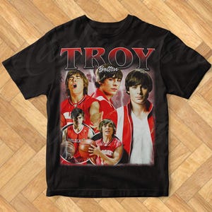 Limited Troy Bolton Vintage T-Shirt, Gift For Woman and Man Unisex Heavy Cotton Tee