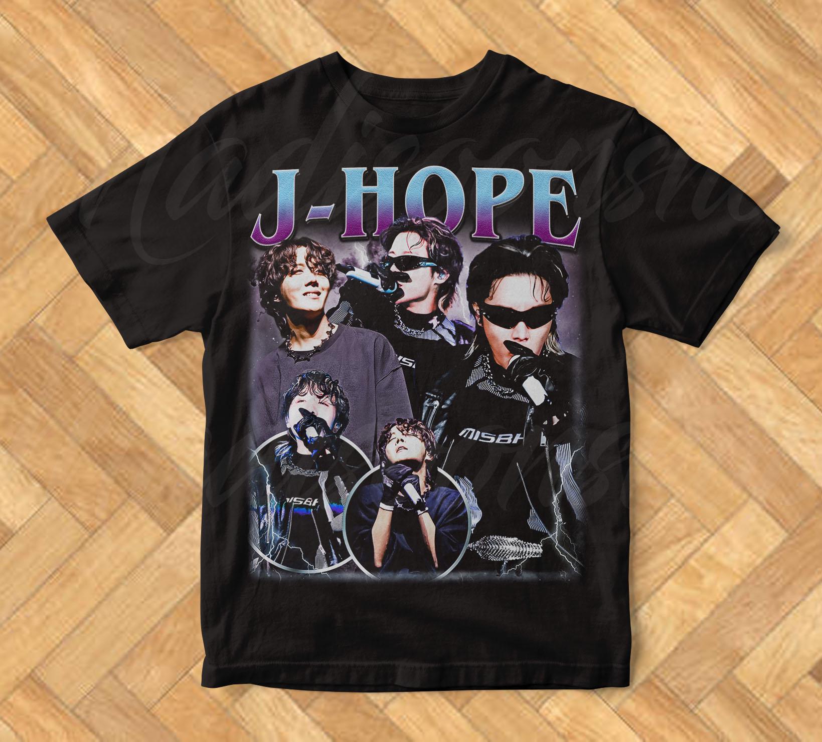 BTS j-hope ストライプ Tシャツ 未開封 トレカ付き Mサイズ BTS J-HOPE HOPE ON THE STAGE Official MD T-SHIRT Pink ver. M