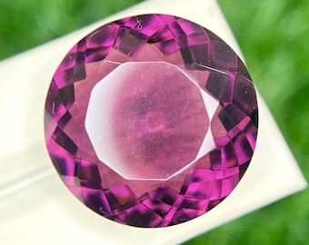 25 mm runder Rubin Edelstein • Ethischer Schmuckstein