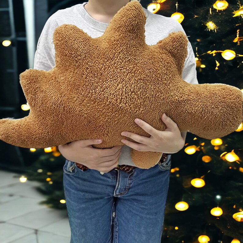 Large Dinosaur Nugget Pillow Dino Nuggie Couch Pillows Etsy UK