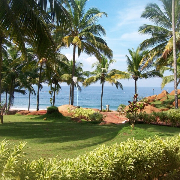 Kerala Beach in Paradise Digital Photo Print