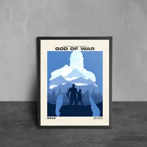 Digital | God of War Minimalist Poster
