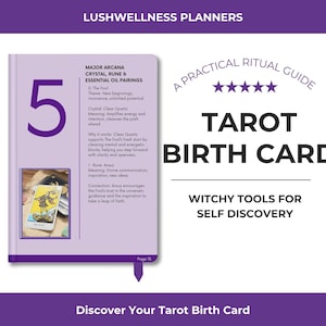 Guía de las Cartas del Tarot / Cristales, Runas y Aceites Esenciales / Descarga Digital / Significado de los Arcanos Mayores / Herramientas de Brujería para el Autodescubrimiento