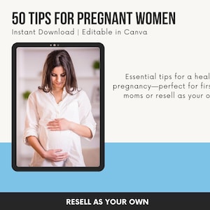50 conseils de grossesse essentiels pour les nouvelles mamans - Agenda bien-être Lush | DPP MRR pour changement de marque/revente | Téléchargement numérique | Enceinte