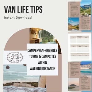 25 UK Campervan-Friendly UK Towns & Campsites Within Walking Distance + Free Bonus Digital Trip Planner