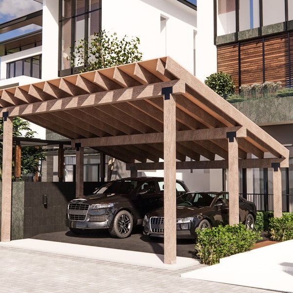 DIY Carport-Pläne aus Holz: Schritt-für-Schritt-Anleitung zum Bau Ihres eigenen geschützten Stellplatzes