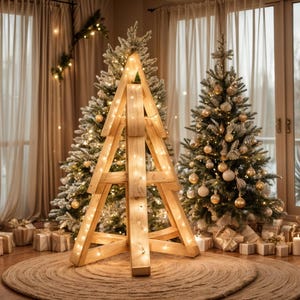 Wooden Christmas Tree Plans, Easy Holiday Decor Project, DIY Wooden Christmas Tree Woodworking Plans
