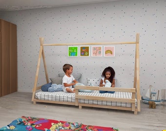 Twin Size Montessori bed plan , Montesorri Floor Bed plan