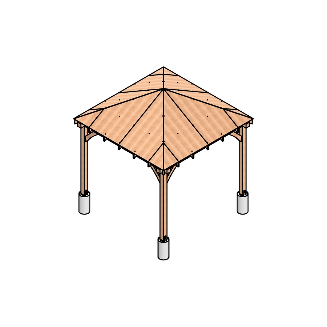 Diy Gazebo Diy Gazebo Plans Diy Pergola Plans Gable Shed Etsy