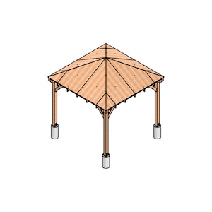 Diy Gazebo, Diy Gazebo Plans, Diy Pergola Plans, Gable shed Plan