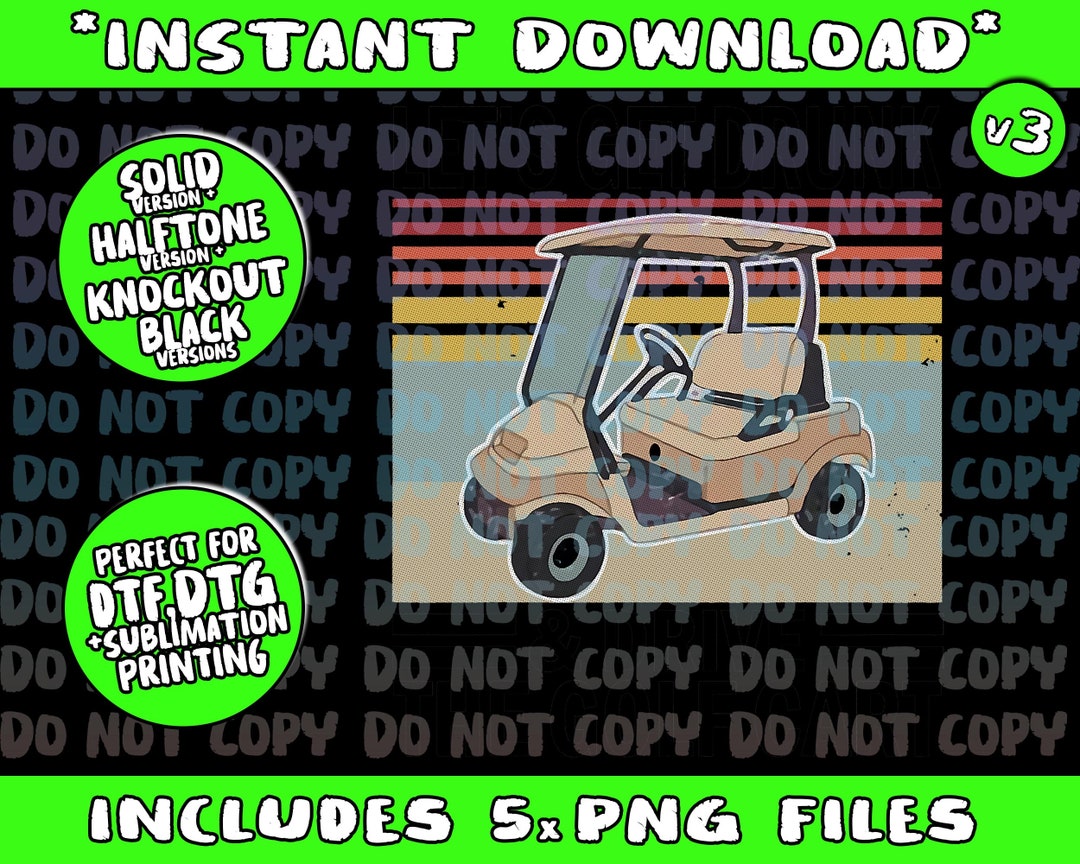 Let's Get Drunk and Drive Golf Cart Png Bundle Trending Etsy