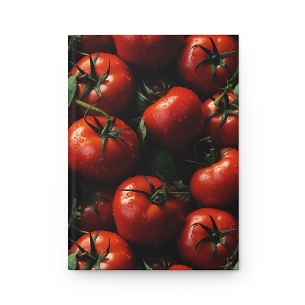 Tasty Tomatoes: Matte Hardcover Journal with Fresh Tomato Cover | Perfect for Writing and Planning | Handmade Gift | Etsy