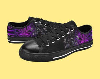 Custom Black Panther Canvas Low Top Shoes - Sneakers For Kids and Adult