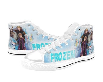 Elsa Custom High Top Shoes Unisex Adult and Kids