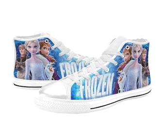 Elsa Custom High Top Shoes Unisex Adult and Kids