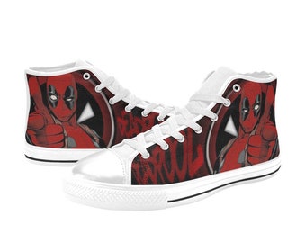 Deadpool High Top Schuhe, benutzerdefinierte Unisex Kinder und Erwachsene Schuhe