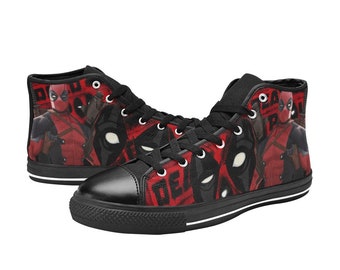 Deadpool High Top Schuhe, benutzerdefinierte Unisex Kinder und Erwachsene Schuhe
