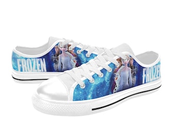 Op maat gemaakte lage canvas Elsa-schoenen: trendy schoenen