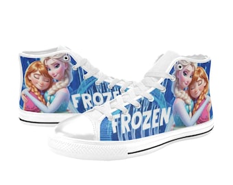 Elsa Custom High Top Shoes Unisex Adult and Kids