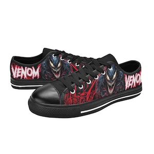 VENOM Low Top Shoes, Custom Unisex Kids and Adult Shoes