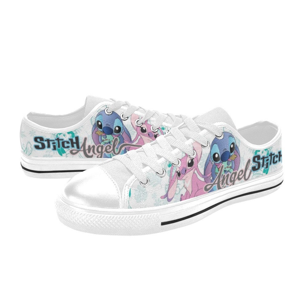 Stitch & Angel Movie Low Top Sneakers