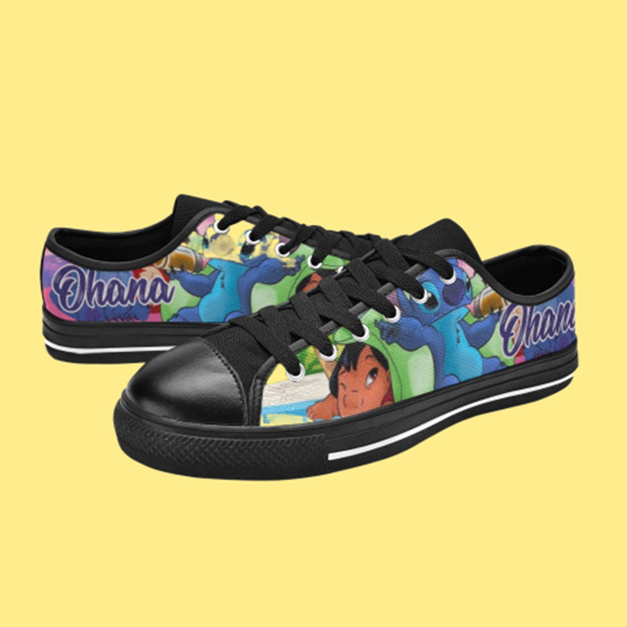Lilo & Stitch Ohana Movie Low Top Sneakers