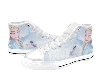 Elsa Custom High Top Shoes Unisex Adult and Kids