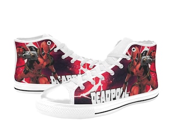 Deadpool High Top Schuhe, benutzerdefinierte Unisex Kinder und Erwachsene Schuhe